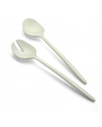 Set pentru servirea salatei, alb, colectia Tierra - GUZZINI