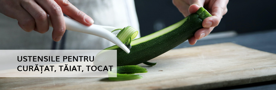 Curățat, tăiat, tocat Curățat, tăiat, tocat