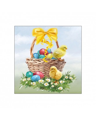 Servetele de masa, 20 buc, 33x33 cm, Easter Basket - AMBIENTE