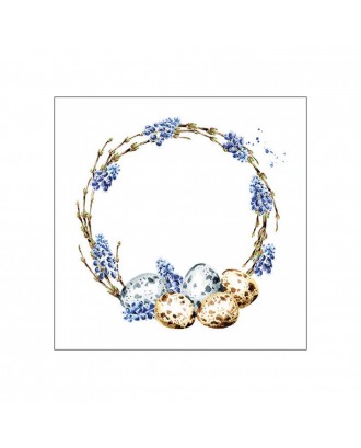 Servetele de masa, 20 buc, 33x33 cm,  Muscari Wreath - AMBIENTE