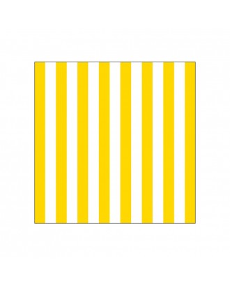 Servetele de masa, 20 buc, 33x33 cm, Stripes Yellow - AMBIENTE