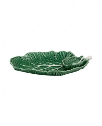 Platou cu bol pentru servire, 28 cm, Couve - Bordallo Pinheiro