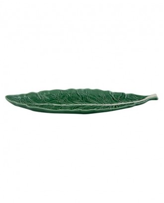 Platou ingust, 40 cm, Couve - Bordallo Pinheiro