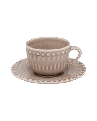 Set bej pentru ceai, 350 ml, Fantasy - BORDALLO PINHEIRO