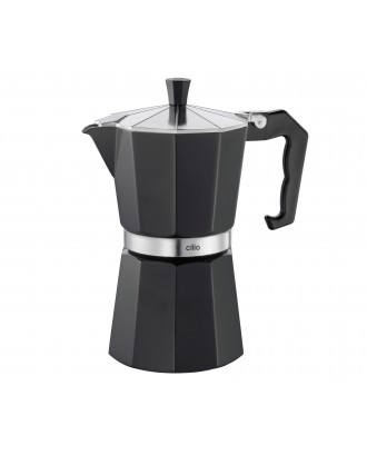 Espressor pentru 6 cesti, negru, colectia Classico - CILIO