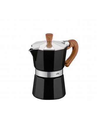 Espressor pentru 3 cesti, negru, colectia Natura - CILIO