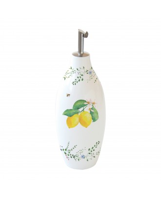 Sticla pentru ulei/otet, Fleurs Citrons - SIMONA'S COOKSHOP