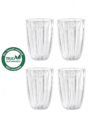 Set 4 pahare, 470 ml, alb, Dolcevita - GUZZINI