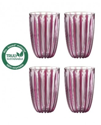 Set 4 pahare, 470 ml, mov, Dolcevita - GUZZINI