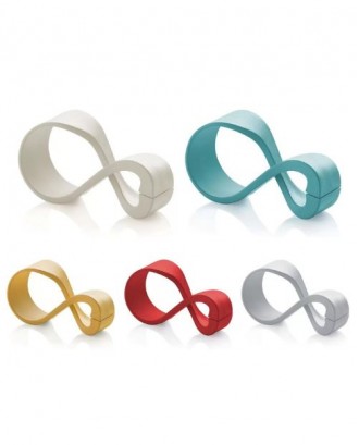 Set 5 clame pentru pungi, Infinite - GUZZINI