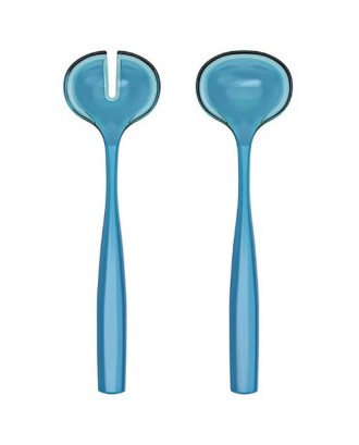 Set 2 piese pentru servirea salatei, 28 cm, albastru, Dolcevita - GUZZINI