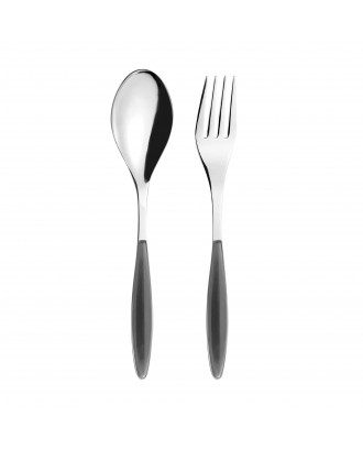 Set servire 2 piese, gri, Feeling - GUZZINI