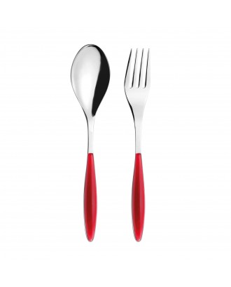 Set servire 2 piese, rosu, Feeling - GUZZINI