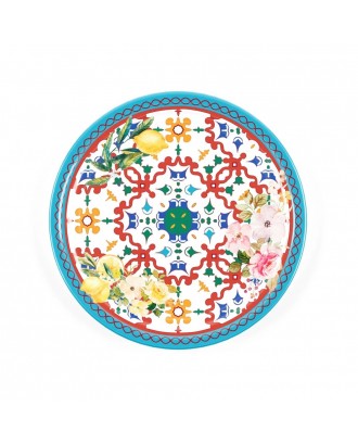 Farfurie pentru cina, 27.5 cm, Flower&Lemon - GUZZINI 