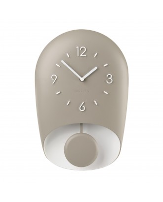 Ceas de perete cu pendula, gri, colectia Home - GUZZINI