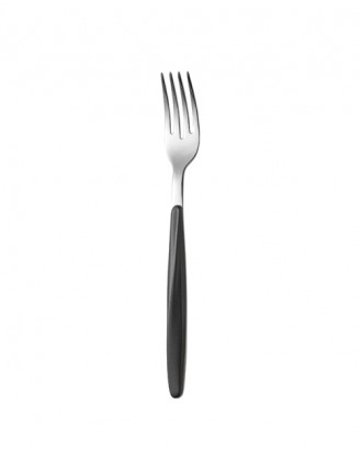 Furculita din otel inoxidabil si acril, 20.5 cm, negru, colectia My Fusion - GUZZINI