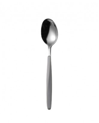 Lingura din otel inoxidabil si acril, 20.5 cm, gri, colectia My Fusion - GUZZINI