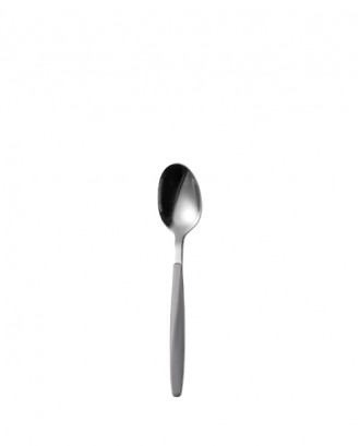 Lingurita din otel inoxidabil si acril, 15 cm, gri, colectia My Fusion - GUZZINI