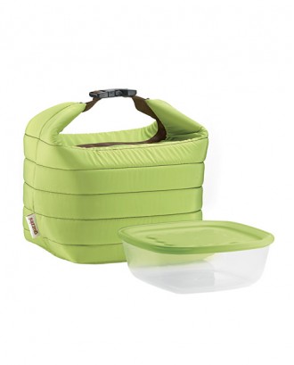 Geanta izoterma cu caserola inclusa, verde, colectia On the Go - GUZZINI