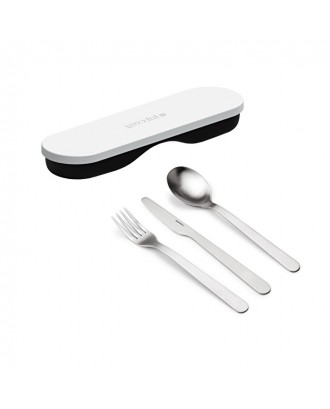 Set de tacamuri cu cutie, alb, colectia Store and Go - GUZZINI
