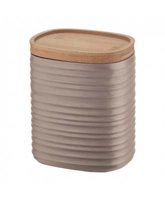 Cutie gri cu capac, dimensiune M, colectia Tierra - GUZZINI