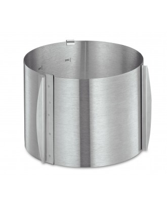 Inel ajustabil pentru torturi inalte, inox, colectia BAKE - KUCHENPROFI