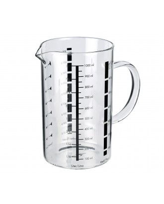 Cana gradata de masurare, sticla borosilicat, 1000 ml, KUCHENPROFI