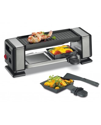 Gratar electric cu 2 raclette, negru, model Vista 2 Plus - KUCHENPROFI 