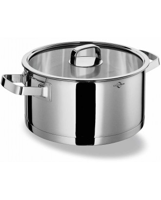 Oala din inox, cu capac, 4.5 litri, colectia San Remo Cook - KUCHENPROFI