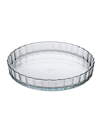 Tava rotunda pentru cuptor, sticla, 27 cm - KUCHENPROFI