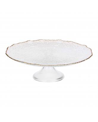 Platou cu picior din sticla, 33 cm, Maesta - SIMONA'S COOKSHOP