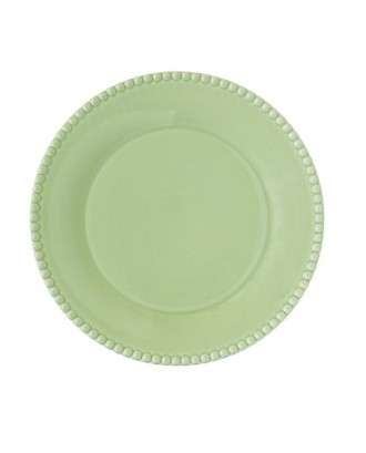 Farfurie pentru cina, portelan, verde, 26 cm, Tiffany - SIMONA'S COOKSHOP