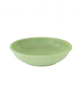 Farfurie pentru supa, portelan, verde, 20 cm, Tiffany - SIMONA'S COOKSHOP