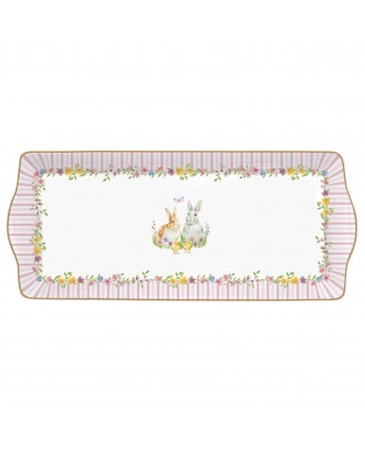 Platou din portelan, 35x15 cm, Happy Easter - SIMONA'S COOKSHOP