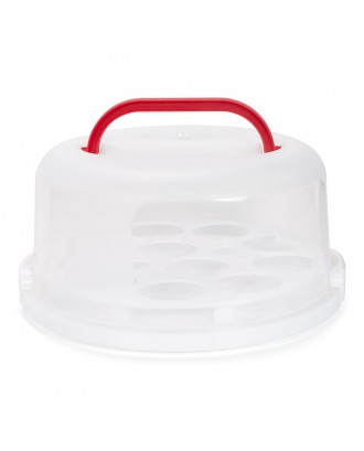 Suport cu cloche pentru transportul prajiturilor, 30 cm - PATISSE
