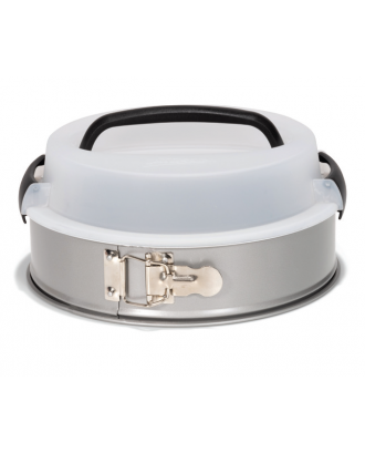 Forma rotunda cu capac, 24 cm, otel, colectia SilverTop - PATISSE