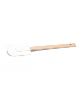 Spatula cu varf din silicon, alb, 27 cm - PATISSE