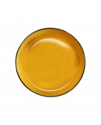 Farfurie ceramica pentru desert, 22 cm, Citrino Mustard - VILLACER