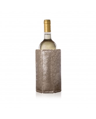 Husa pentru racirea sticlelor de vin, platina - VACU VIN