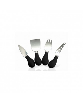 Set de 4 cutite mari pentru branza, inox - NERTHUS