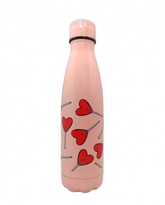Termos cu pereti dubli, otel inoxidabil, 500 ml, inimi- VIN BOUQUET 