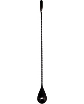 Lingurita rasucita pentru cocktailuri, 30 cm, inox, colectia Moonlight - VIN BOUQUET