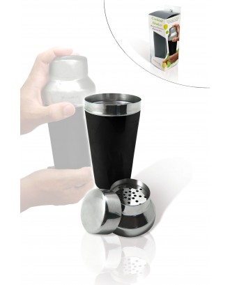 Cocktail shaker din inox, negru, 700 ml - VIN BOUQUET