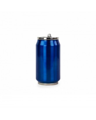 Cutie izoterma cu pai, 280ml, albastru stralucitor - YOKO DESIGN