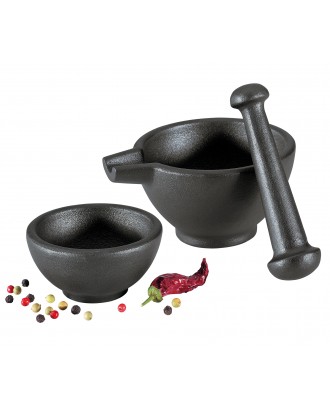 Set mojar, bol si pistil din fonta  - ZASSENHAUS