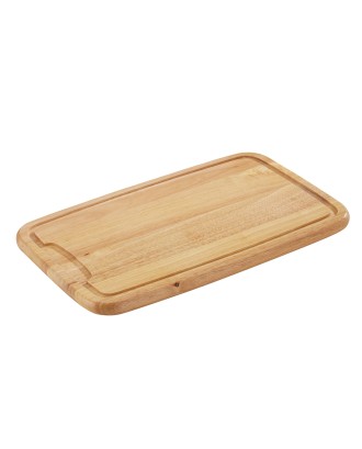 Tocator din lemn de arbore de cauciuc, 42 x 27 cm - ZASSENHAUS