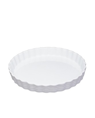 Forma pentru prajitura, 28 cm, portelan alb - KUCHENPROFI