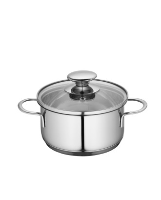 Oala cu capac pentru sosuri, inox, 1 litru, Mini Cook - KUCHENPROFI