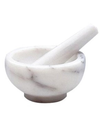 Mojar din marmura cu pistil, 11 cm - KUCHENPROFI