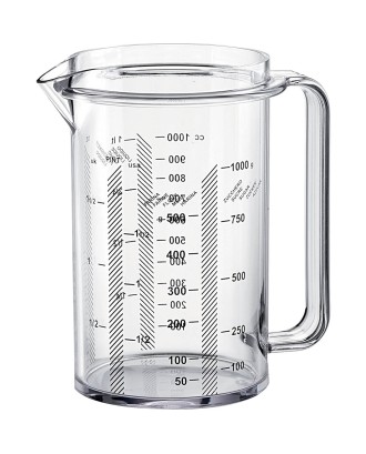 Carafa de masurare, acril, 1000 ml, colectia Latina - GUZZINI